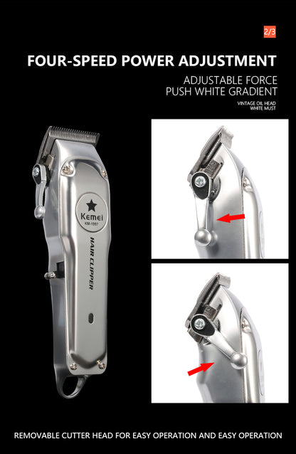 Kemei SmoothCut Men's Electric Clipper